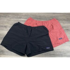 (2) Patagonia Shorts Womens L  Baggies Swim Trunks Vtg 90s‎